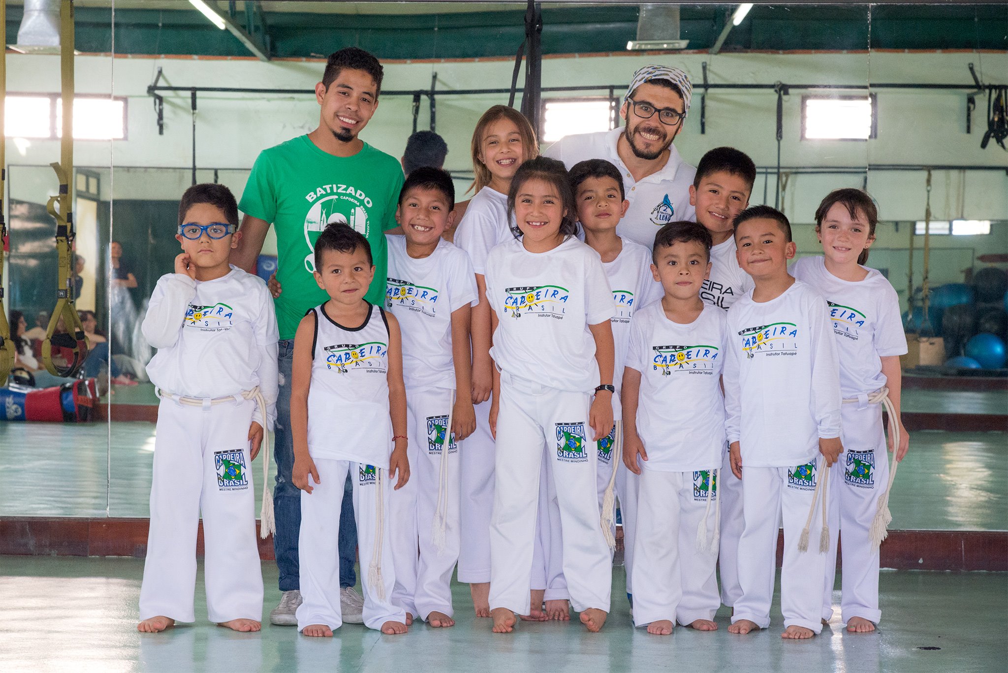 Roda de capoeira en GCB Puebla