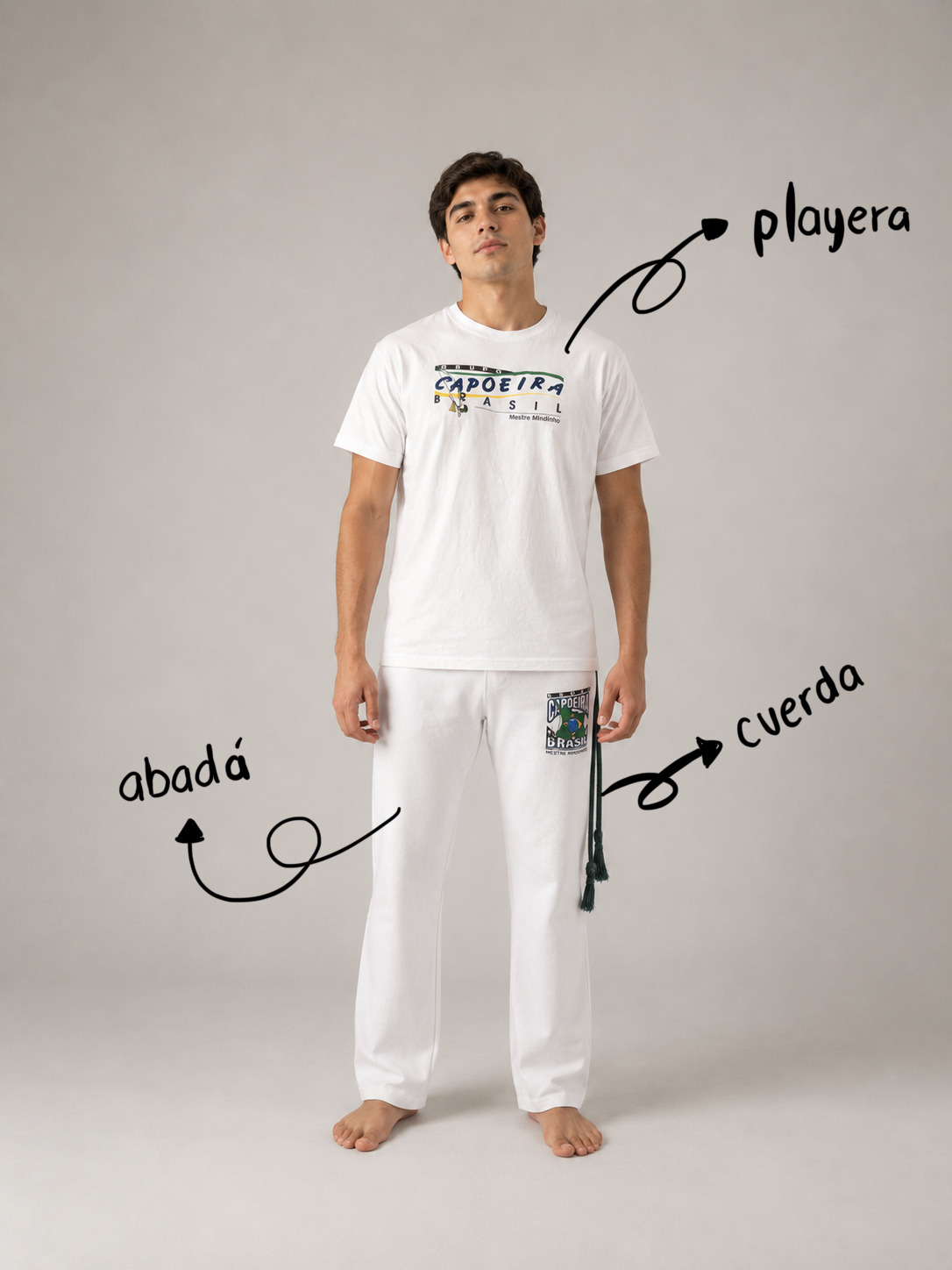 Uniforme oficial de GCB Puebla: abadá, playera y corda